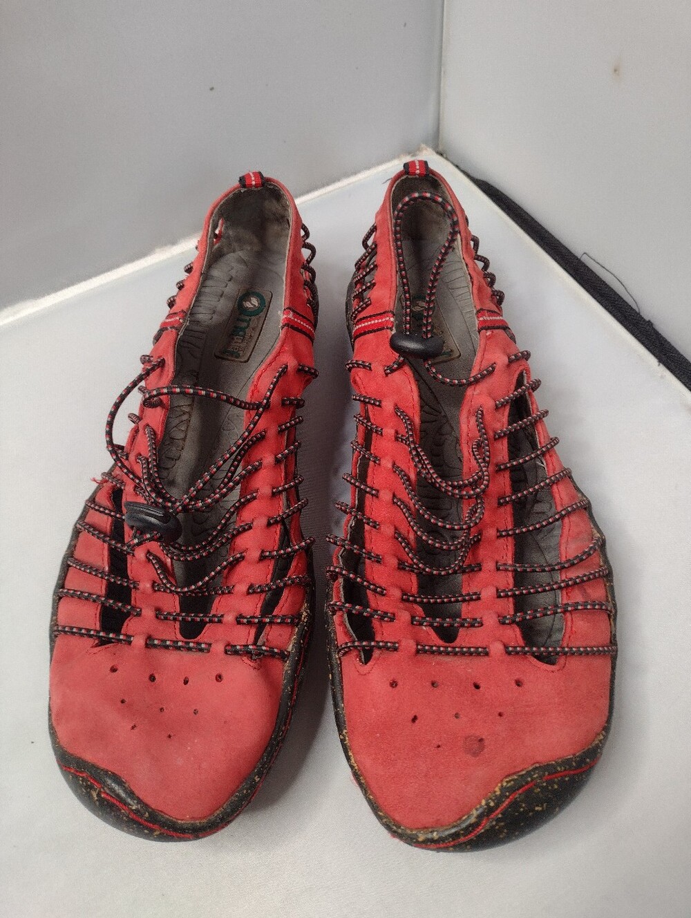 Jambu Water Ready Bare Foot Bungee Shoe Womens Size 7 Red Outdoor Trail Q